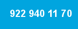 922 940 11 70 922 940 11 70